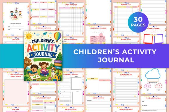 Children's Activity Journal KDP Graphic
