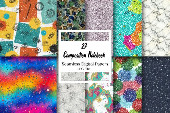 Composition Notebook Pattern: A Timeless Design for Modern Creators
