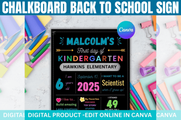 Creating Timeless School Memories with Editable Chalkboard Sign Templates