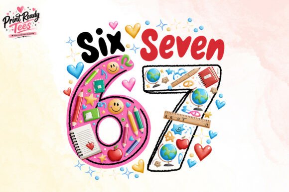 Cute Six Seven School PNG: The Ultimate Back-to-School Design Asset