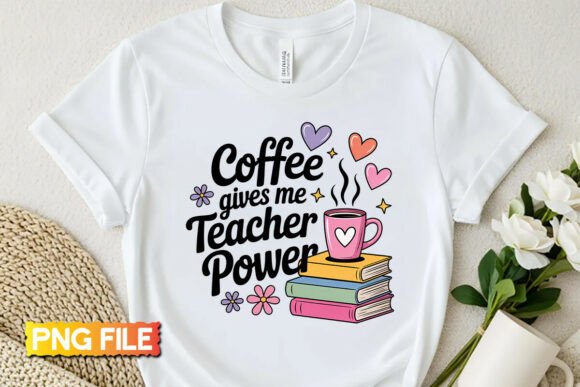 Empowering Educators: How the Coffee Gives Me Teacher Power PNG Design Is Reshaping Digital Creativity and Merchandise
