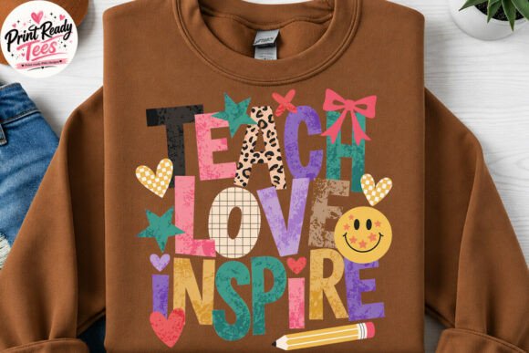 Evaluating the Teach Love Inspire Leopard PNG for Creative Apparel and DIY Projects