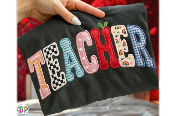 Faux Yarn Teacher Apple Checkered Png