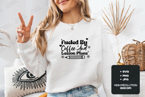 Fueled by Coffee SVG PNG Design