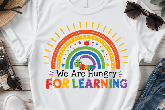 Hungry for Learning Shirt PNG