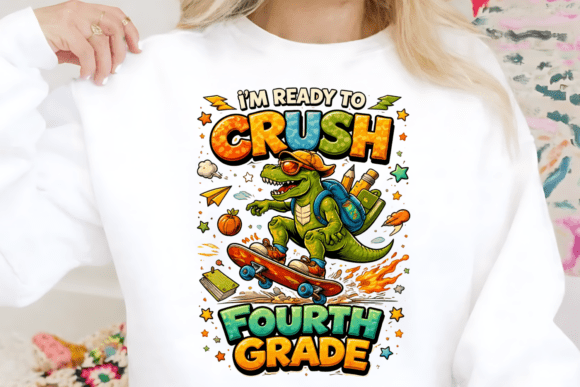 I’m Ready to Crush Fourth Grade PNG