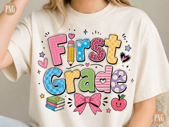 Leveraging the First Grade PNG Adorable Back to School Design for High-Impact Creative Projects